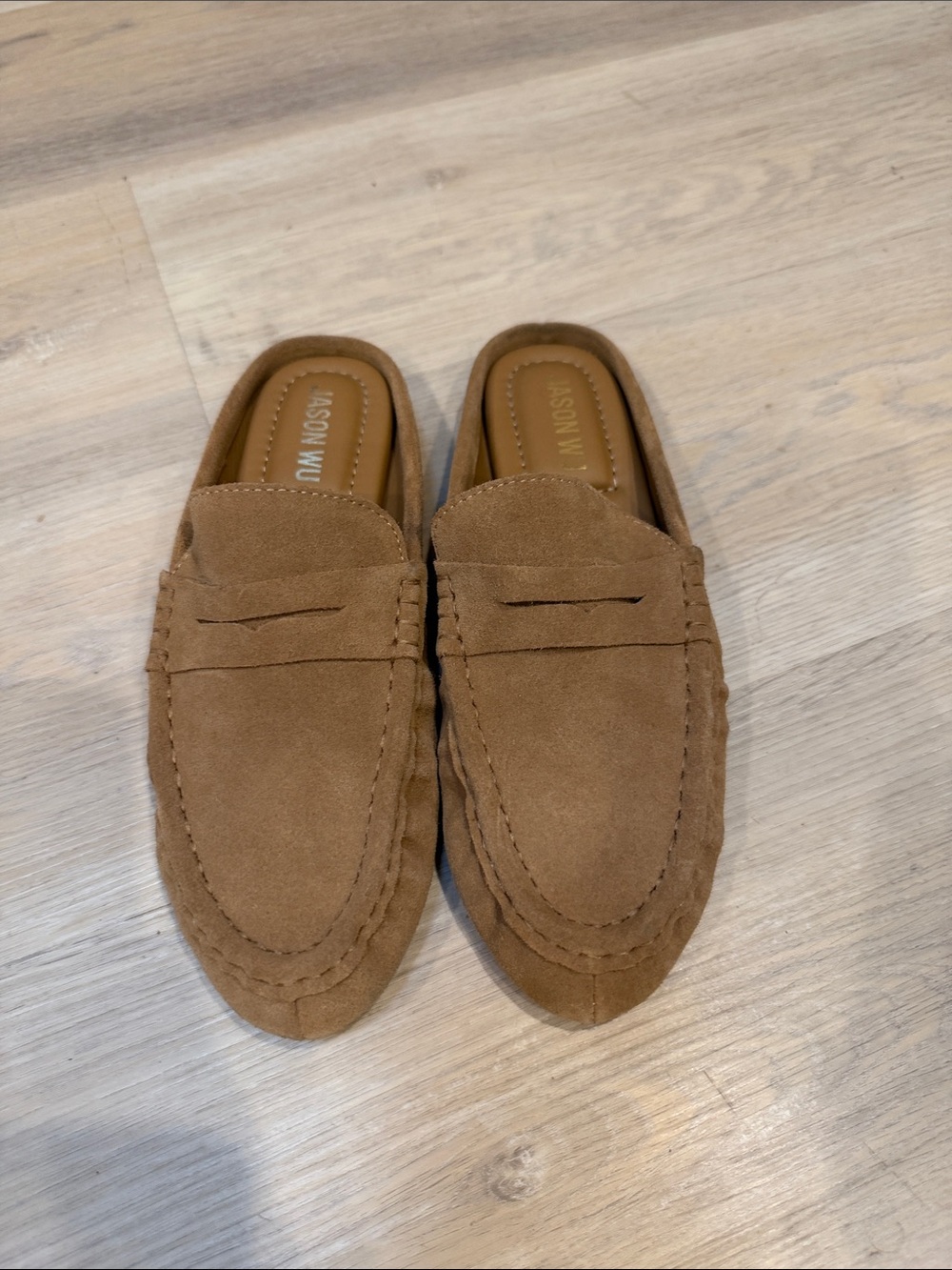 Jason Wu Suede Slip-On Penny Loafer - Brown